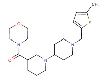 1'-[(5-methyl-2-thienyl)methyl]-3-(morpholin-4-ylcarbonyl)-1,4'-bipiperidine