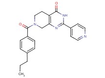 7-(4-propylbenzoyl)-2-pyridin-4-yl-5,6,7,8-tetrahydropyrido[3,4-d]pyrimidin-4(3H)-one