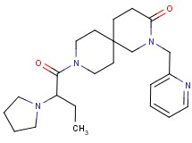 2-(pyridin-2-ylmethyl)-9-(2-pyrrolidin-1-ylbutanoyl)-2,9-diazaspiro[5.5]undecan-3-one