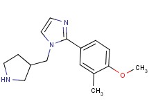2-(4-methoxy-3-methylphenyl)-1-(pyrrolidin-3-ylmethyl)-1H-imidazole
