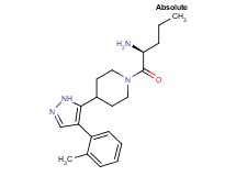 (2S)-1-{4-[4-(2-methylphenyl)-1H-pyrazol-5-yl]piperidin-1-yl}-1-oxopentan-2-amine