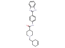 N-[4-(1H-benzimidazol-2-yl)phenyl]-1-(3-cyclohexen-1-ylmethyl)-4-piperidinecarboxamide