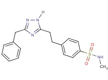 4-[2-(3-benzyl-1H-1,2,4-triazol-5-yl)ethyl]-N-methylbenzenesulfonamide
