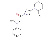 N-methyl-N-{2-[3-(2-methyl-1-piperidinyl)-1-azetidinyl]-2-oxoethyl}aniline