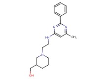 (1-{2-[(6-methyl-2-phenylpyrimidin-4-yl)amino]ethyl}piperidin-3-yl)methanol