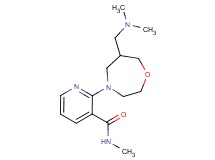 2-{6-[(dimethylamino)methyl]-1,4-oxazepan-4-yl}-N-methylnicotinamide