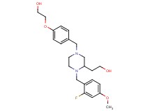2-{1-(2-fluoro-4-methoxybenzyl)-4-[4-(2-hydroxyethoxy)benzyl]-2-piperazinyl}ethanol