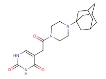 5-{2-[4-(1-adamantyl)-1-piperazinyl]-2-oxoethyl}-2,4(1H,3H)-pyrimidinedione