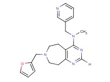 7-(2-furylmethyl)-N-methyl-N-(pyridin-3-ylmethyl)-6,7,8,9-tetrahydro-5H-pyrimido[4,5-d]azepin-4-amine
