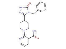 2-[4-(4-benzyl-5-oxo-4,5-dihydro-1H-1,2,4-triazol-3-yl)piperidin-1-yl]nicotinamide