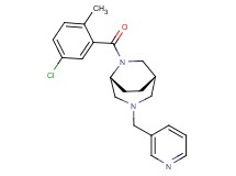 (1S*,5R*)-6-(5-chloro-2-methylbenzoyl)-3-(3-pyridinylmethyl)-3,6-diazabicyclo[3.2.2]nonane