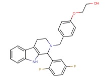 2-(4-{[1-(2,5-difluorophenyl)-1,3,4,9-tetrahydro-2H-beta-carbolin-2-yl]methyl}phenoxy)ethanol