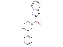 2-[(3-phenylpiperazin-1-yl)carbonyl]pyrazolo[1,5-a]pyrimidine