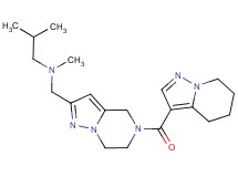 N,2-dimethyl-N-{[5-(4,5,6,7-tetrahydropyrazolo[1,5-a]pyridin-3-ylcarbonyl)-4,5,6,7-tetrahydropyrazolo[1,5-a]pyrazin-2-yl]methyl}-1-propanamine