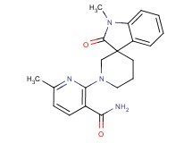 6-methyl-2-(1-methyl-2-oxo-1,2-dihydro-1'H-spiro[indole-3,3'-piperidin]-1'-yl)nicotinamide