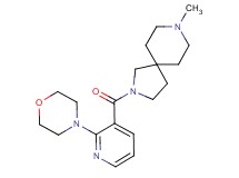 8-methyl-2-[(2-morpholin-4-ylpyridin-3-yl)carbonyl]-2,8-diazaspiro[4.5]decane
