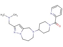 N,N-dimethyl-1-{5-[1-(2-pyridinylcarbonyl)-4-piperidinyl]-5,6,7,8-tetrahydro-4H-pyrazolo[1,5-a][1,4]diazepin-2-yl}methanamine