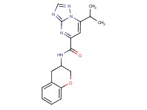 N-(3,4-dihydro-2H-chromen-3-yl)-7-isopropyl[1,2,4]triazolo[1,5-a]pyrimidine-5-carboxamide