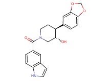 (3S*,4S*)-4-(1,3-benzodioxol-5-yl)-1-(1H-indol-5-ylcarbonyl)piperidin-3-ol