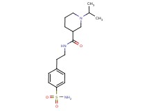 N-{2-[4-(aminosulfonyl)phenyl]ethyl}-1-isopropyl-3-piperidinecarboxamide