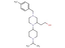 2-[1-(1-isopropyl-4-piperidinyl)-4-(4-methylbenzyl)-2-piperazinyl]ethanol