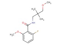 2-fluoro-6-methoxy-N-(3-methoxy-2,2-dimethylpropyl)benzamide