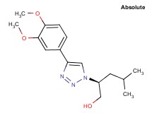 (2S)-2-[4-(3,4-dimethoxyphenyl)-1H-1,2,3-triazol-1-yl]-4-methylpentan-1-ol