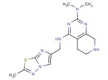 N~2~,N~2~-dimethyl-N~4~-[(2-methylimidazo[2,1-b][1,3,4]thiadiazol-6-yl)methyl]-5,6,7,8-tetrahydropyrido[3,4-d]pyrimidine-2,4-diamine