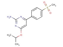 4-isopropoxy-6-[4-(methylsulfonyl)phenyl]pyrimidin-2-amine