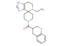 1'-(3,4-dihydro-2H-chromen-3-ylcarbonyl)-5-ethyl-1,5,6,7-tetrahydrospiro[imidazo[4,5-c]pyridine-4,4'-piperidine]