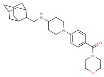 N-(2-adamantylmethyl)-1-[4-(4-morpholinylcarbonyl)phenyl]-4-piperidinamine