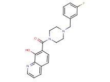 7-{[4-(3-fluorobenzyl)-1-piperazinyl]carbonyl}-8-quinolinol