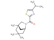(1S*,5R*)-6-[(4-isopropyl-1,3-thiazol-2-yl)carbonyl]-1,3,3-trimethyl-6-azabicyclo[3.2.1]octane