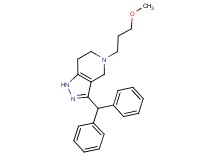 3-(diphenylmethyl)-5-(3-methoxypropyl)-4,5,6,7-tetrahydro-1H-pyrazolo[4,3-c]pyridine