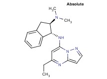 (1R,2R)-N~1~-(5-ethylpyrazolo[1,5-a]pyrimidin-7-yl)-N~2~,N~2~-dimethyl-1,2-indanediamine