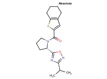 3-isopropyl-5-[(2S)-1-(4,5,6,7-tetrahydro-1-benzothien-2-ylcarbonyl)-2-pyrrolidinyl]-1,2,4-oxadiazole