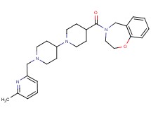 4-(2,3-dihydro-1,4-benzoxazepin-4(5H)-ylcarbonyl)-1'-[(6-methyl-2-pyridinyl)methyl]-1,4'-bipiperidine
