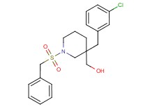 [1-(benzylsulfonyl)-3-(3-chlorobenzyl)-3-piperidinyl]methanol