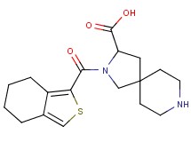 2-(4,5,6,7-tetrahydro-2-benzothien-1-ylcarbonyl)-2,8-diazaspiro[4.5]decane-3-carboxylic acid