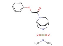 (1R*,5R*)-N,N-dimethyl-6-(phenoxyacetyl)-3,6-diazabicyclo[3.2.2]nonane-3-sulfonamide