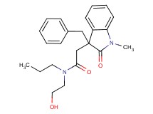 2-(3-benzyl-1-methyl-2-oxo-2,3-dihydro-1H-indol-3-yl)-N-(2-hydroxyethyl)-N-propylacetamide