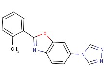 2-(2-methylphenyl)-6-(4H-1,2,4-triazol-4-yl)-1,3-benzoxazole