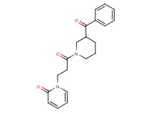 1-[3-(3-benzoyl-1-piperidinyl)-3-oxopropyl]-2(1H)-pyridinone