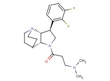 3-[(3S*,3aR*,7aR*)-3-(2,3-difluorophenyl)hexahydro-4,7-ethanopyrrolo[3,2-b]pyridin-1(2H)-yl]-N,N-dimethyl-3-oxopropan-1-amine