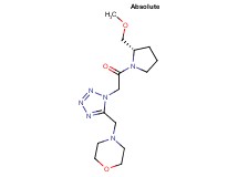 4-[(1-{2-[(2S)-2-(methoxymethyl)pyrrolidin-1-yl]-2-oxoethyl}-1H-tetrazol-5-yl)methyl]morpholine