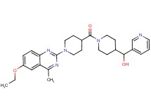 (1-{[1-(6-ethoxy-4-methyl-2-quinazolinyl)-4-piperidinyl]carbonyl}-4-piperidinyl)(3-pyridinyl)methanol