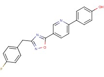 4-{5-[3-(4-fluorobenzyl)-1,2,4-oxadiazol-5-yl]pyridin-2-yl}phenol