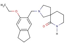 2-[(6-ethoxy-2,3-dihydro-1H-inden-5-yl)methyl]-2,7-diazaspiro[4.5]decan-6-one