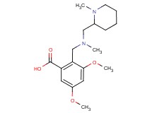3,5-dimethoxy-2-({methyl[(1-methylpiperidin-2-yl)methyl]amino}methyl)benzoic acid