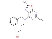 4-[benzyl(2,5-dimethyl[1,3]oxazolo[5,4-d]pyrimidin-7-yl)amino]butan-1-ol